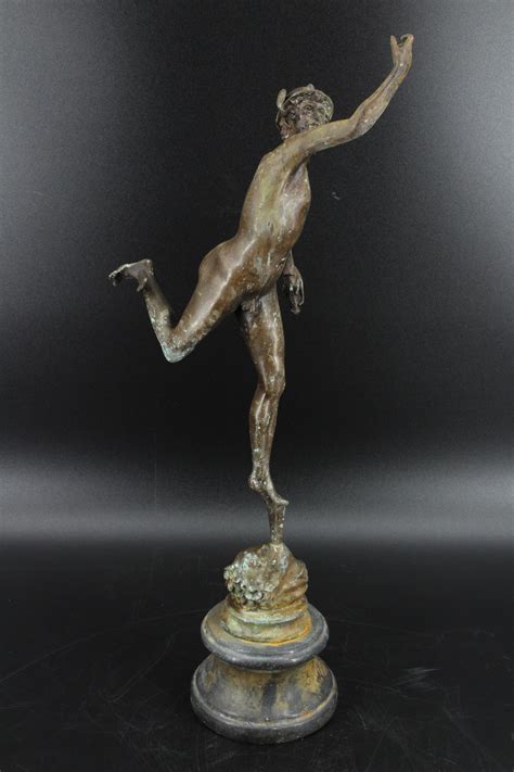 ce hermes|bronze statuette Hermes.